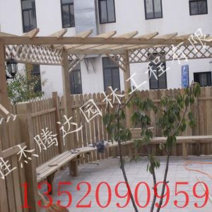 大興防腐木花架設(shè)計(jì)施工