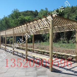 門(mén)頭溝防腐木花架葡萄架